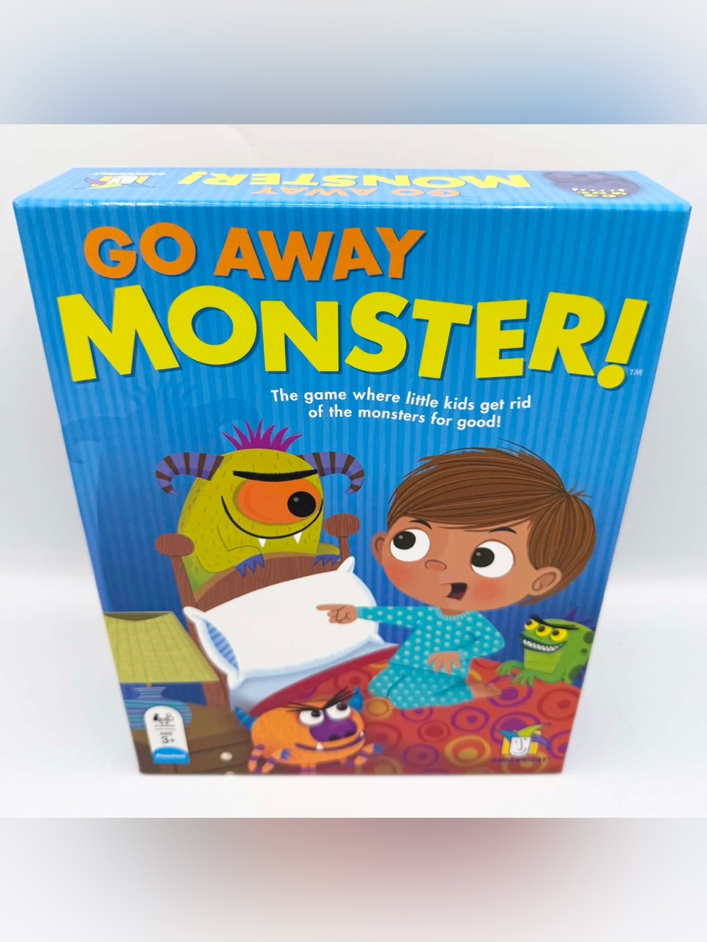 Go Away Monster Game COMPLETE Gamewright 2016 Kids Children's with Directions